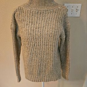Sweater Grey with silver threads